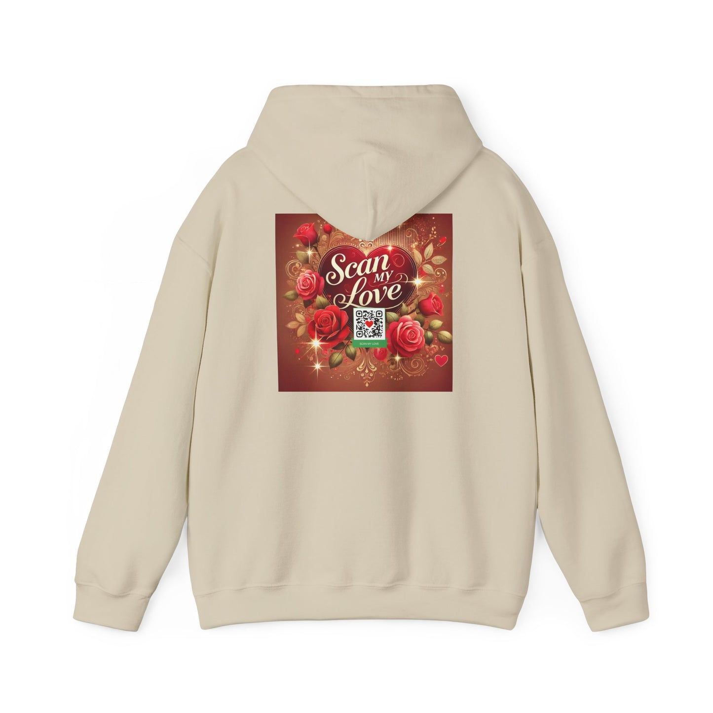 Scan My Love - Unisex Heavy Blend™ Hooded Sweatshirt