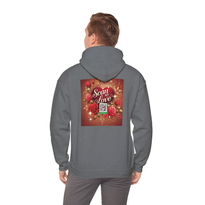 Scan My Love - Unisex Heavy Blend™ Hooded Sweatshirt