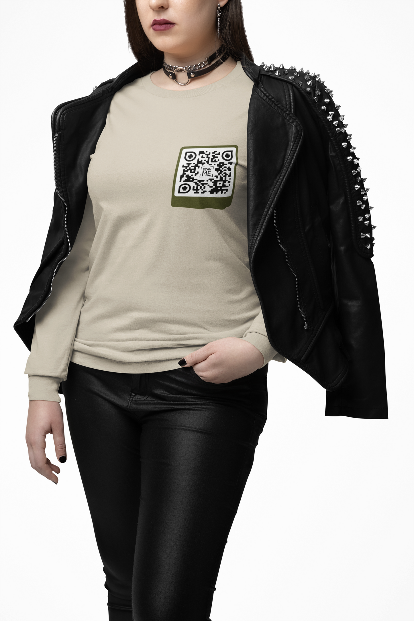 Scannable ‘Spread Love’ QR Sweatshirt