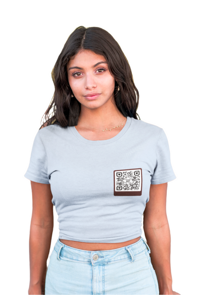 Scannable ‘Spread Love’ QR Code T-shirt