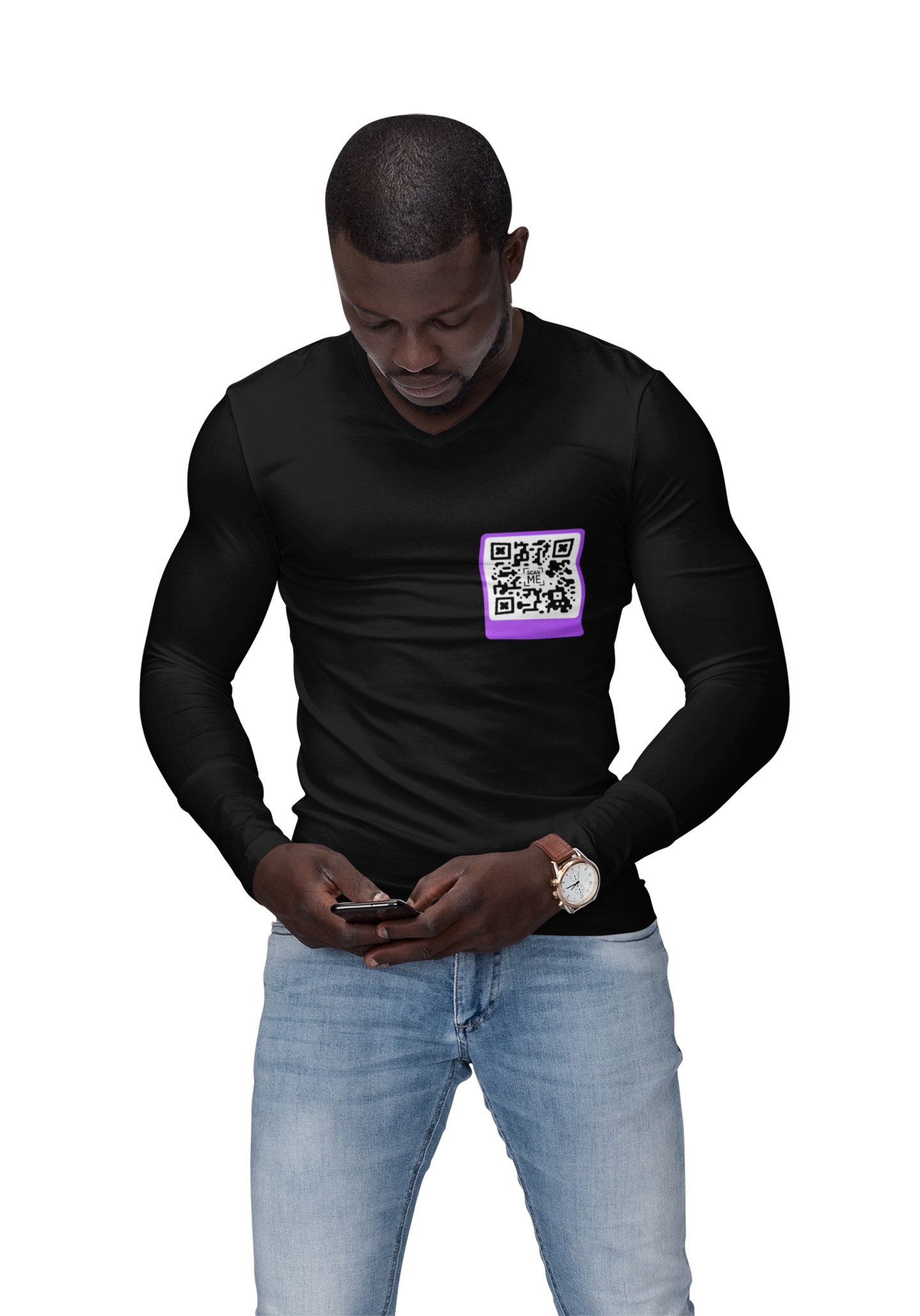 Greatness Scannable QR Long Sleeve Tee