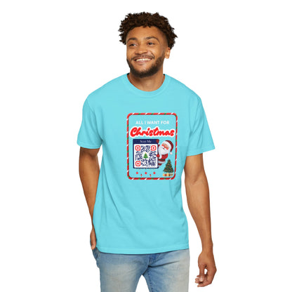 Unisex Christmas Spirit Garment-Dyed Shirt
