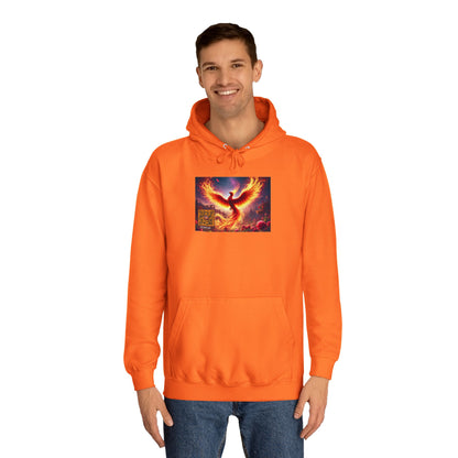 QR Custom "Phoenix" Unisex College Hoodie