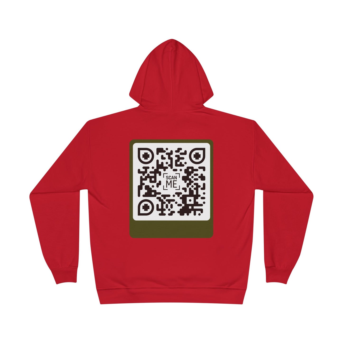 Scannable 'Smile' QR Code Hoodie