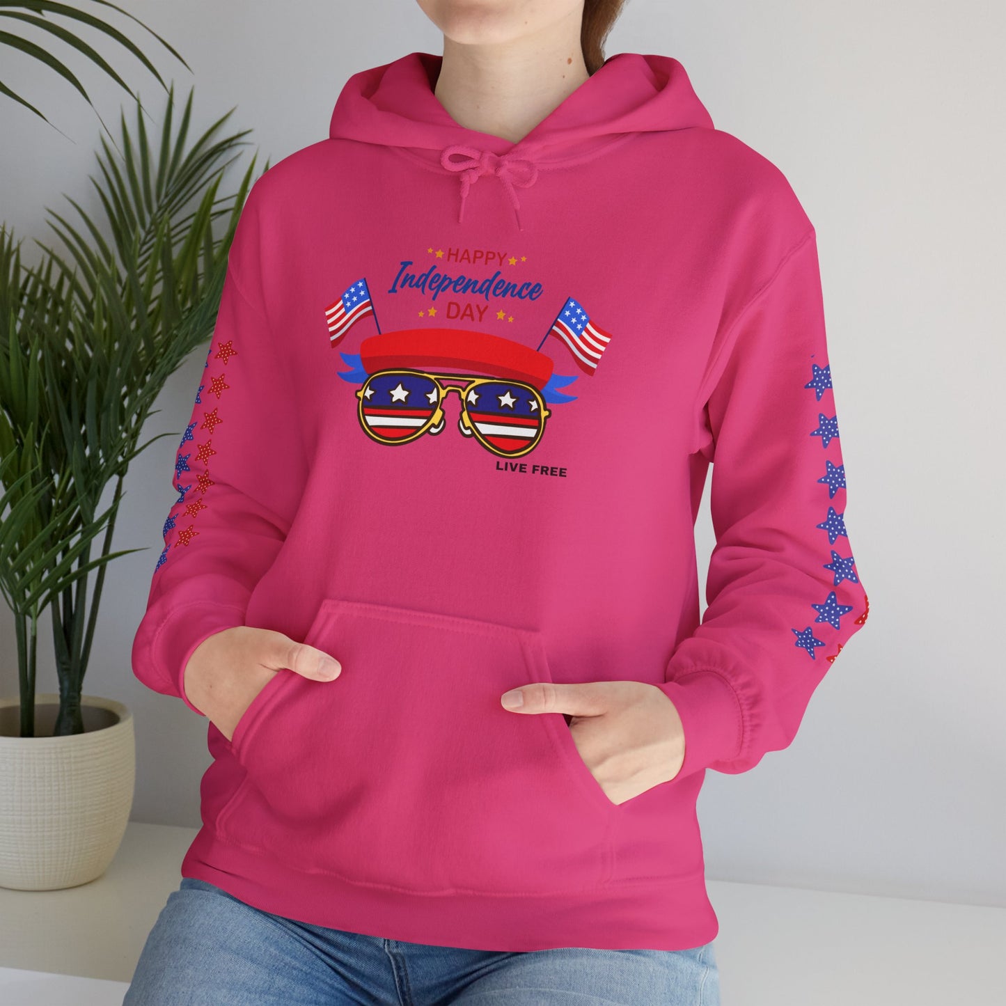 United & Unstoppable – 4th of July QR Hoodie