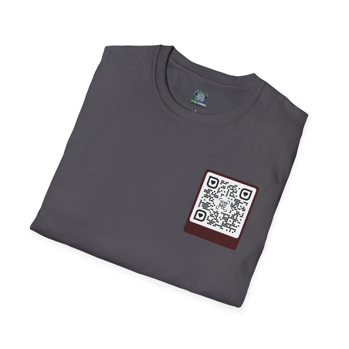 Scannable ‘Spread Love’ QR Code T-shirt