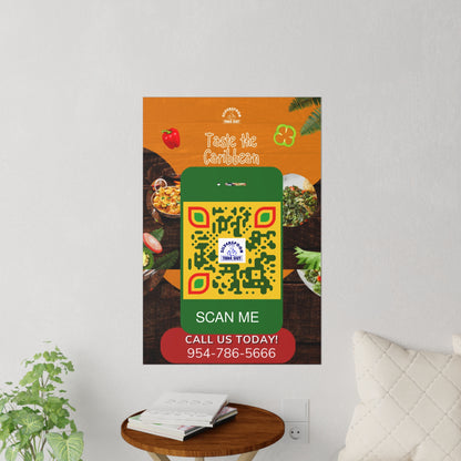 QR Custom Wall Decals "Silver Spoon"