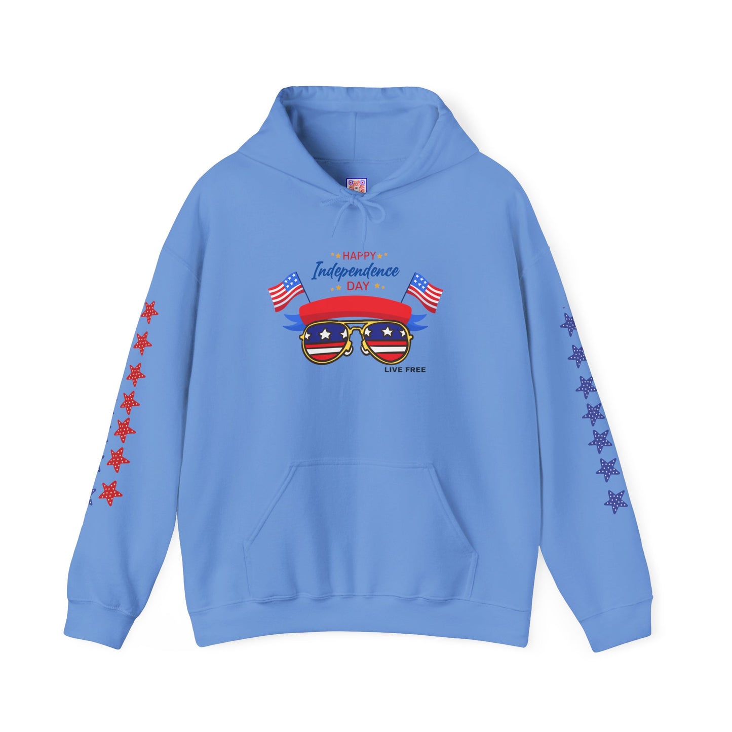 United & Unstoppable – 4th of July QR Hoodie