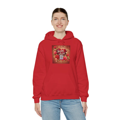 Scan My Love - Unisex Heavy Blend™ Hooded Sweatshirt