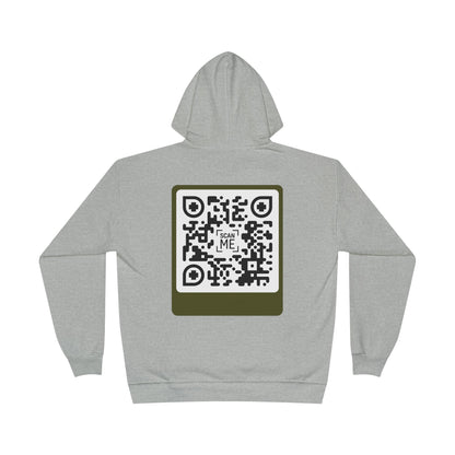Scannable 'Smile' QR Code Hoodie