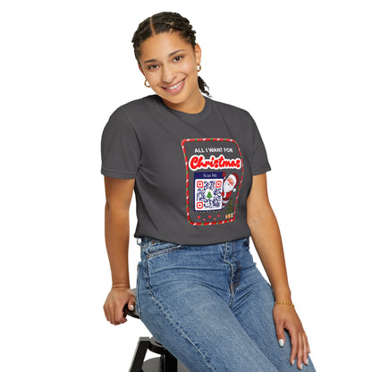 Unisex Christmas Spirit Garment-Dyed Shirt