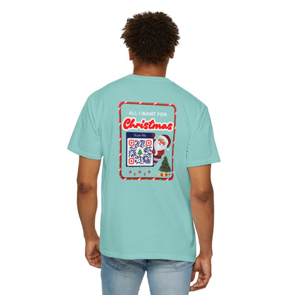 Unisex Christmas Spirit Garment-Dyed Shirt
