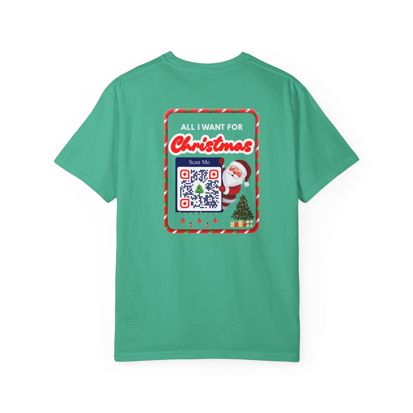 Unisex Christmas Spirit Garment-Dyed Shirt