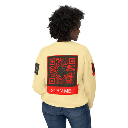 AJ custom BIG Unisex Lightweight Crewneck Sweatshirt