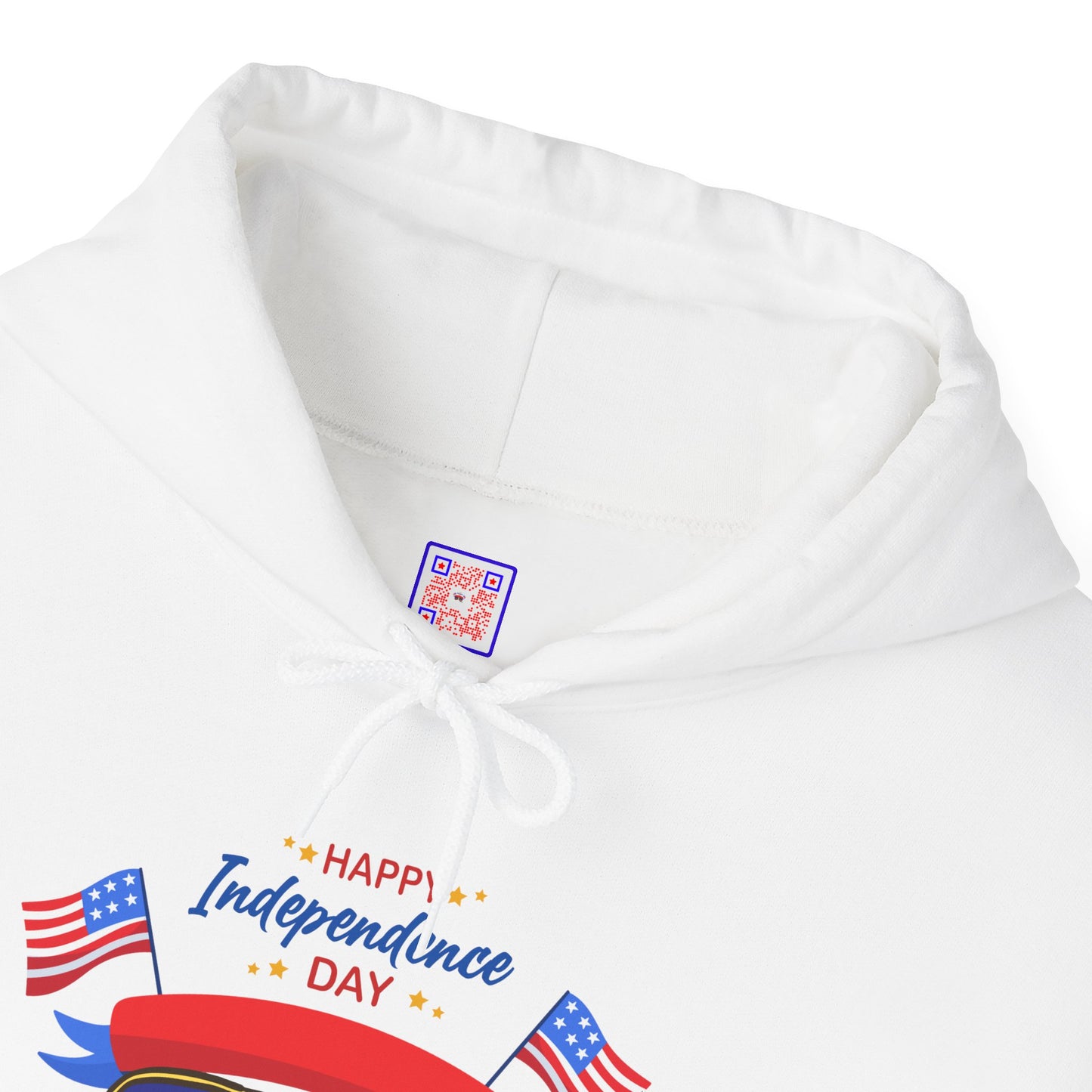 United & Unstoppable – 4th of July QR Hoodie