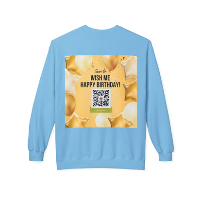 Birthday - Unisex Midweight Softstyle Fleece Crewneck Sweatshirt