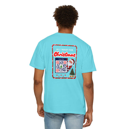 Unisex Christmas Spirit Garment-Dyed Shirt