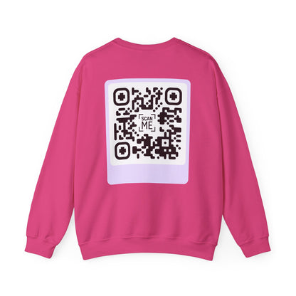Scannable 'Someone Loves You' QR Crewneck Sweatshirt