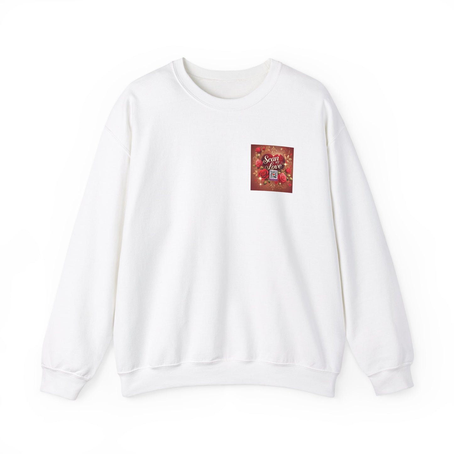 Scan My Love - Unisex Heavy Blend™ Crewneck Sweatshirt