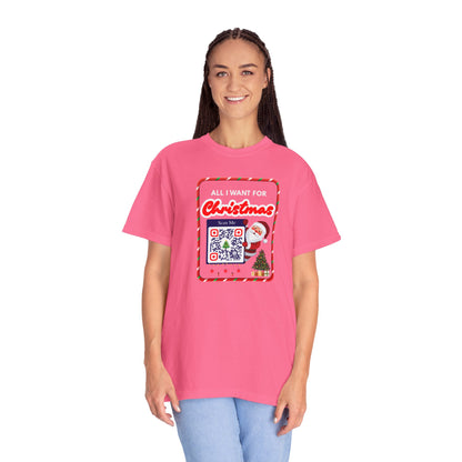 Unisex Christmas Spirit Garment-Dyed Shirt