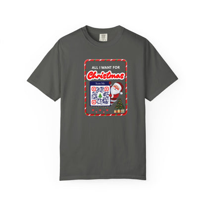 Unisex Christmas Spirit Garment-Dyed Shirt