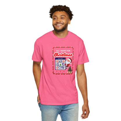 Unisex Christmas Spirit Garment-Dyed Shirt