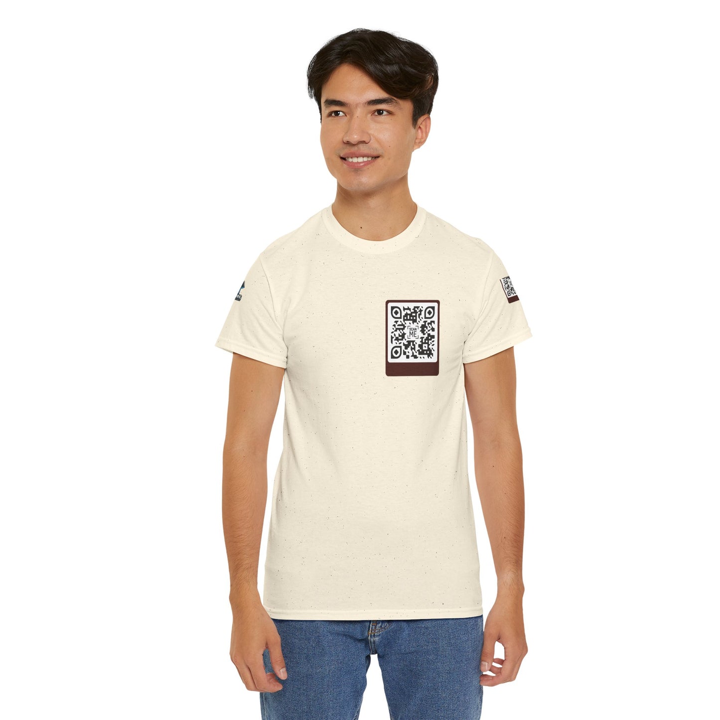 Scannable 'Smile' QR Code Tee