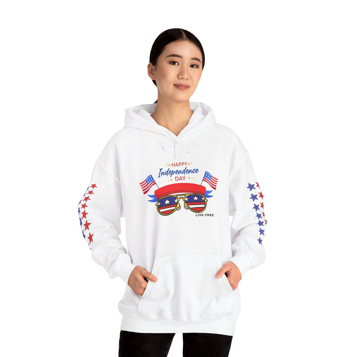 United & Unstoppable – 4th of July QR Hoodie