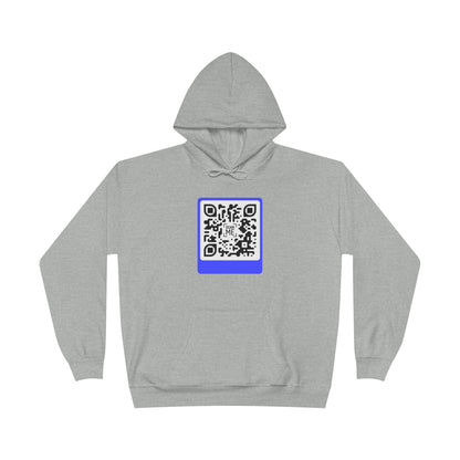 Scannable 'Smile' QR Code Hoodie