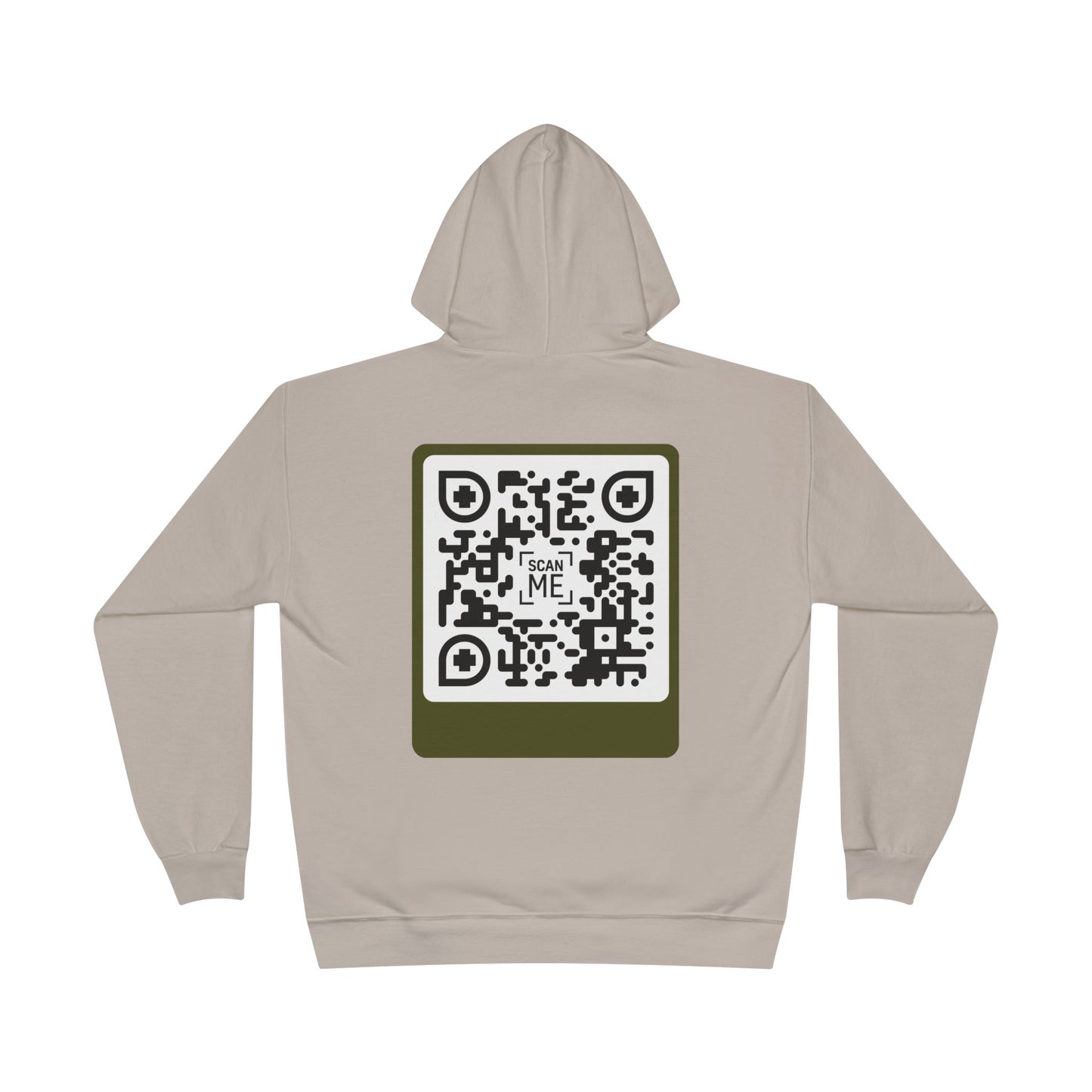 Scannable 'Smile' QR Code Hoodie