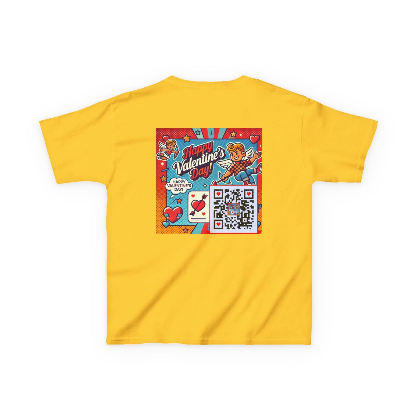 Valentines Day QR Code Kids Tee