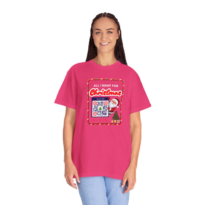 Unisex Christmas Spirit Garment-Dyed Shirt