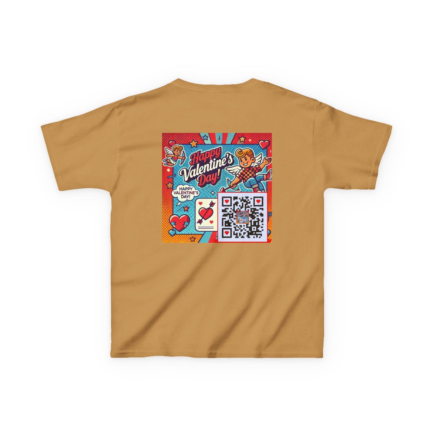 Valentines Day QR Code Kids Tee