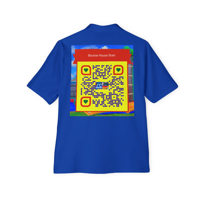 QR Custom "Sflo Bros Bounce house" Men's Piqué Polo