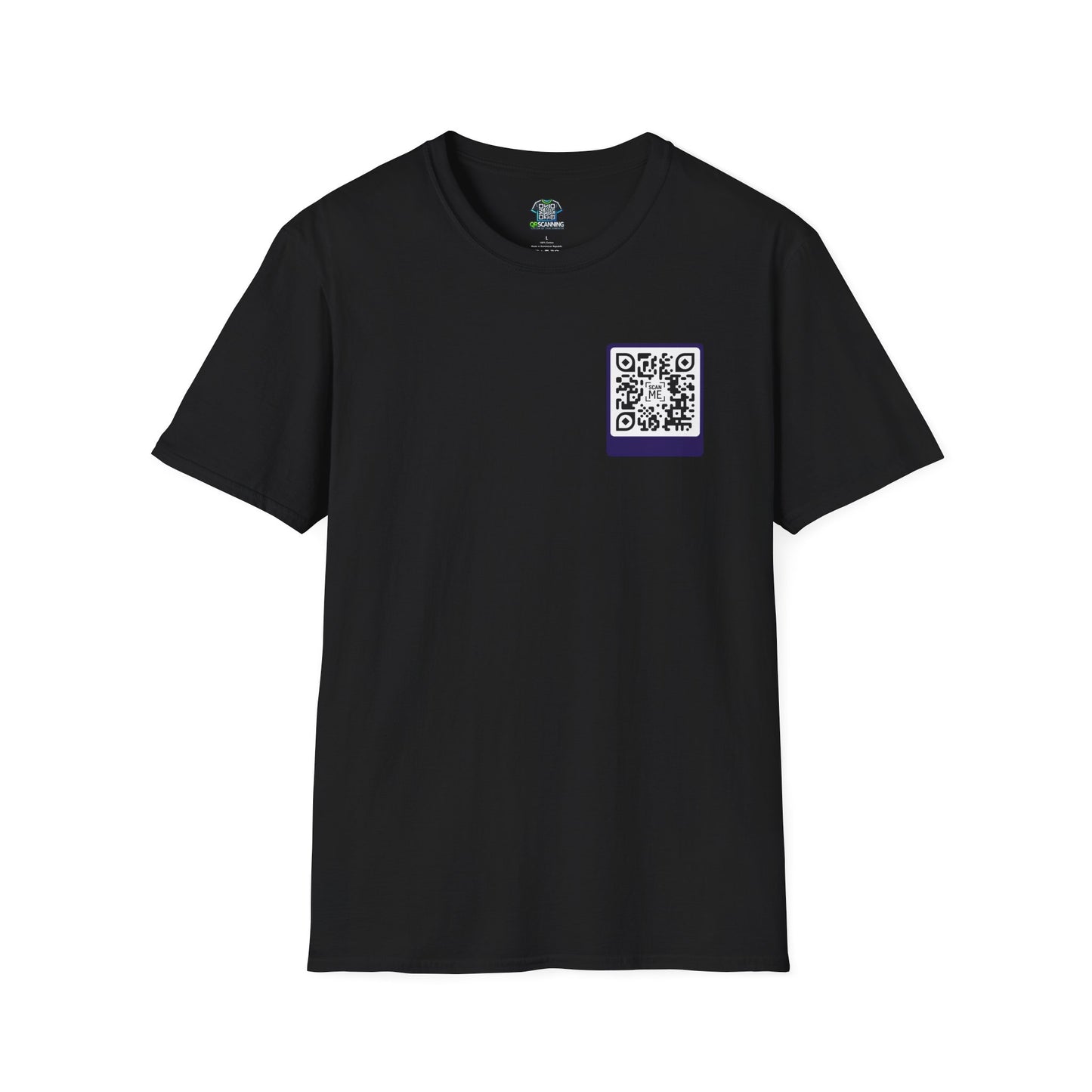 QR Tee shirt - Scannable 'Awesome' Design