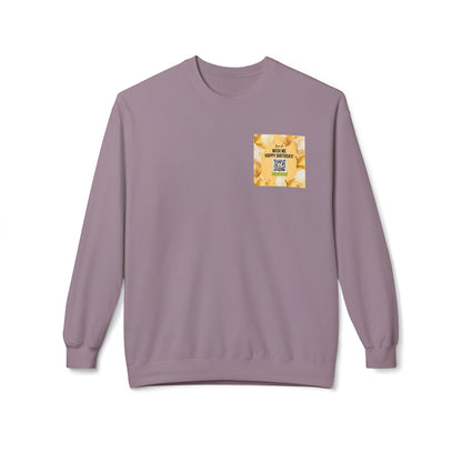 Birthday - Unisex Midweight Softstyle Fleece Crewneck Sweatshirt