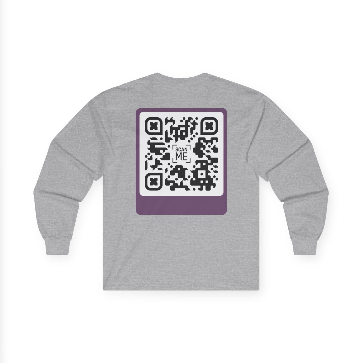 QR Long Sleeve Tee - Scannable 'Awesome'