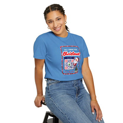 Unisex Christmas Spirit Garment-Dyed Shirt