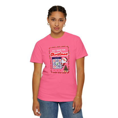 Unisex Christmas Spirit Garment-Dyed Shirt