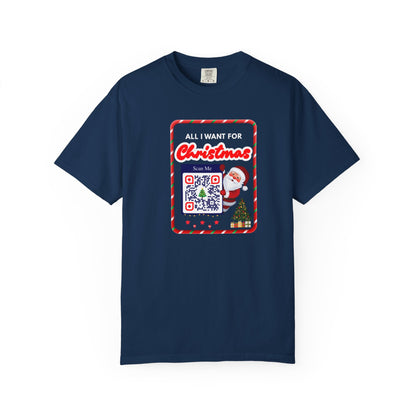 Unisex Christmas Spirit Garment-Dyed Shirt