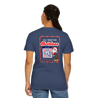 Unisex Christmas Spirit Garment-Dyed Shirt