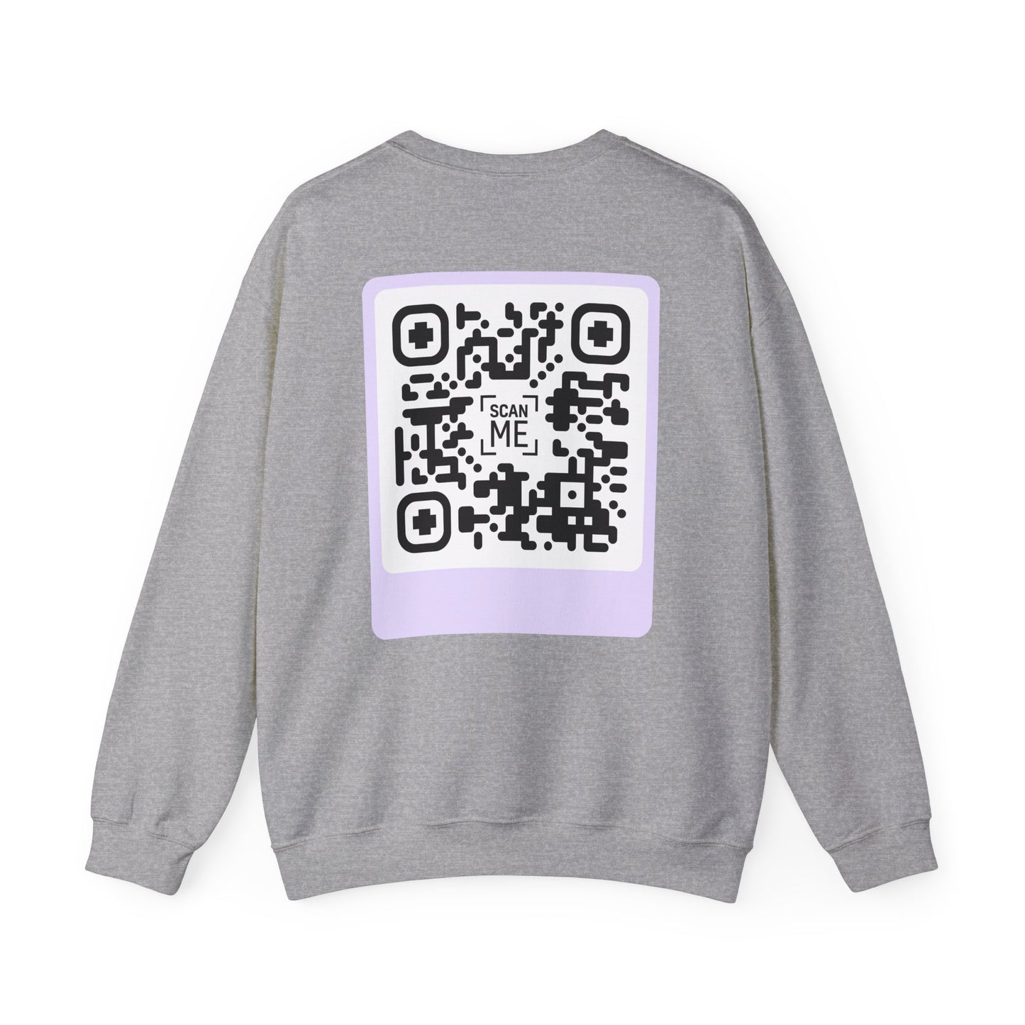 Scannable 'Someone Loves You' QR Crewneck Sweatshirt