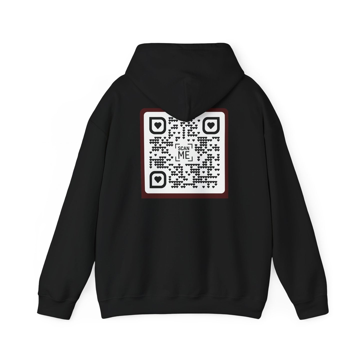 Scannable ‘Spread Love’ QR Hoodie