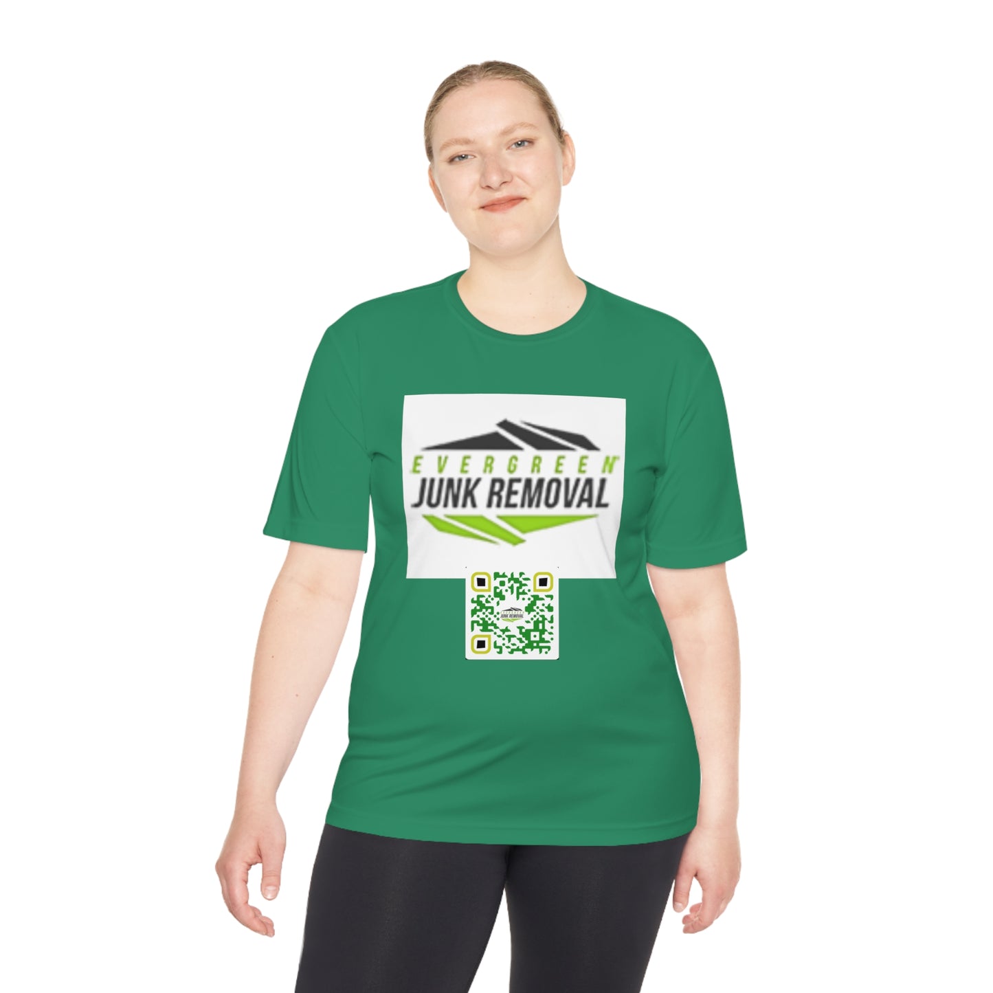 QR Custom "Evergreen" Unisex Moisture Wicking Tee