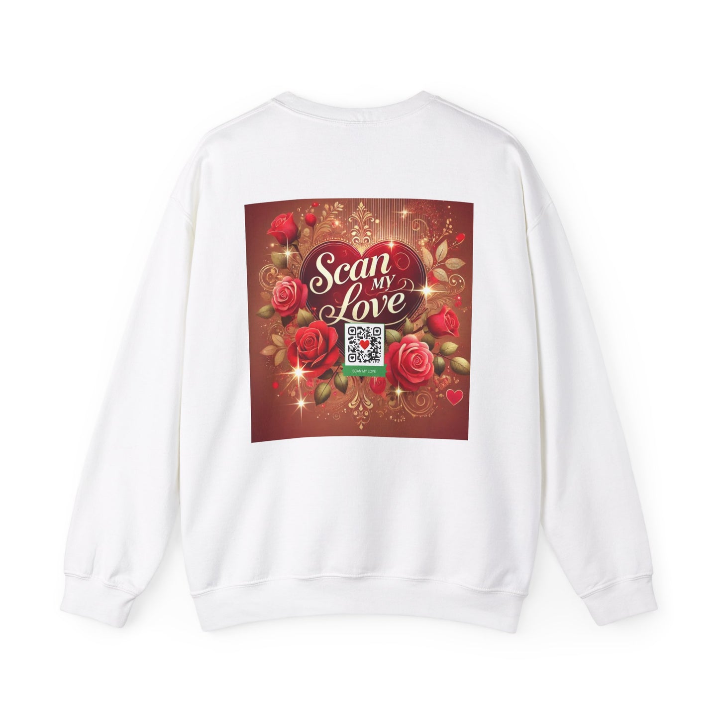 Scan My Love - Unisex Heavy Blend™ Crewneck Sweatshirt