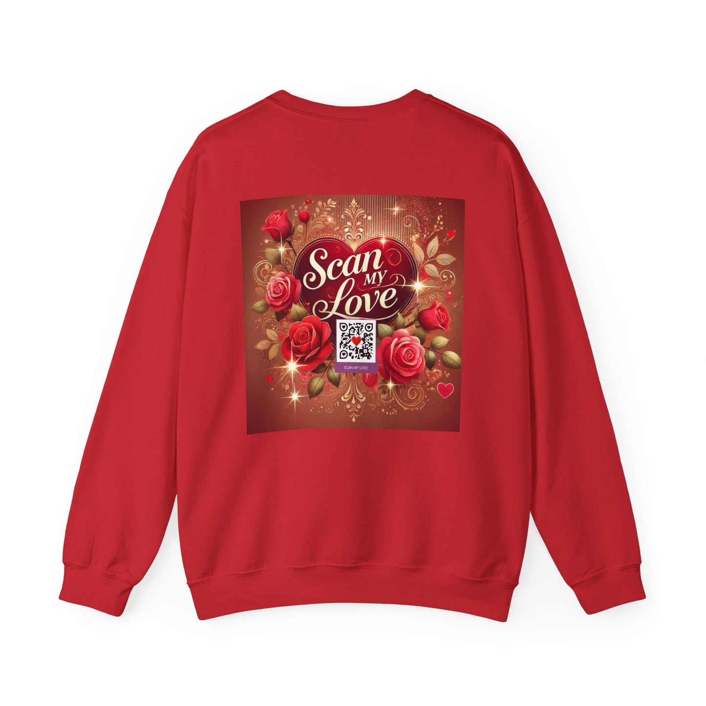 Scan My Love - Unisex Heavy Blend™ Crewneck Sweatshirt