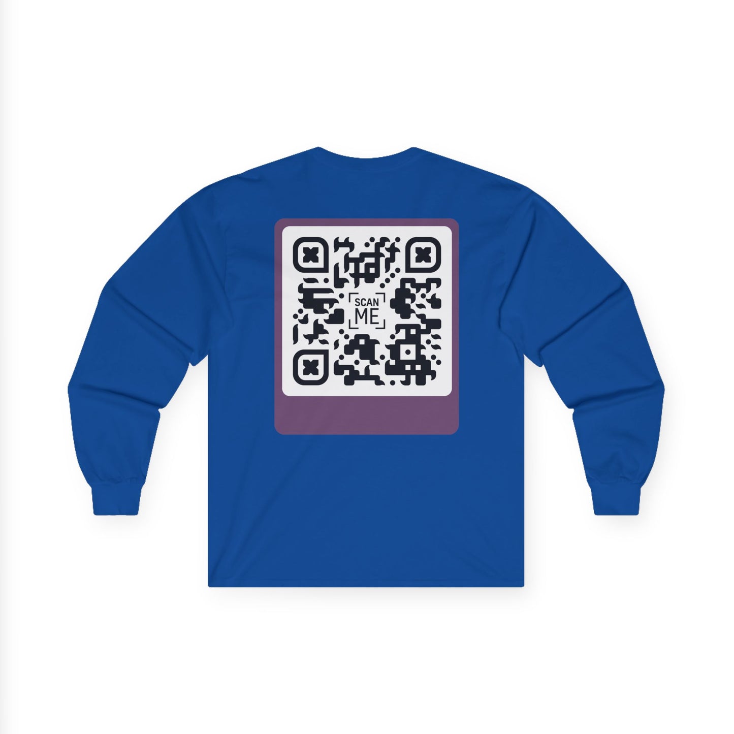 QR Long Sleeve Tee - Scannable 'Awesome'