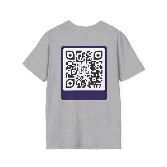 QR Tee shirt - Scannable 'Awesome' Design