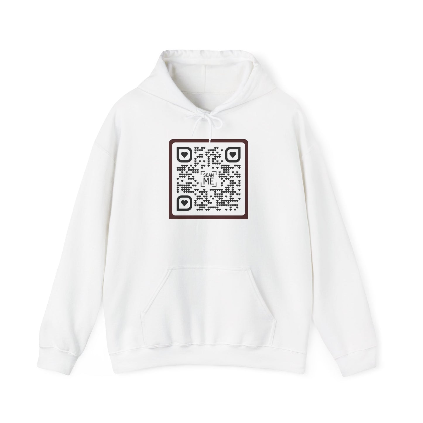 Scannable ‘Spread Love’ QR Hoodie