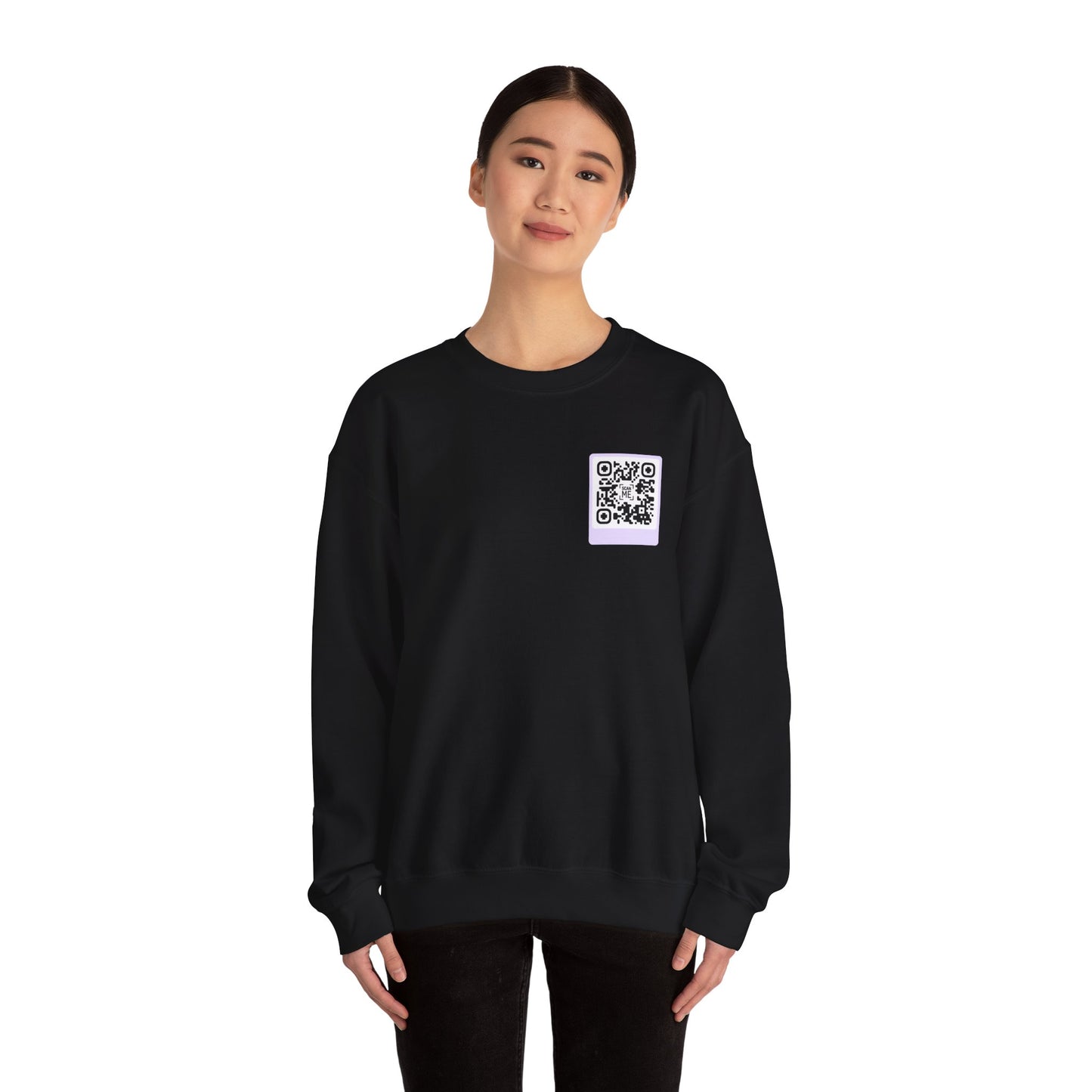 Scannable 'Someone Loves You' QR Crewneck Sweatshirt